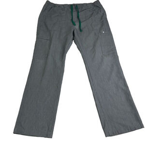 Figs Pants Mens XL Gray Cairo Cargo Scrub Drawstring Stretch Nurse Pockets
